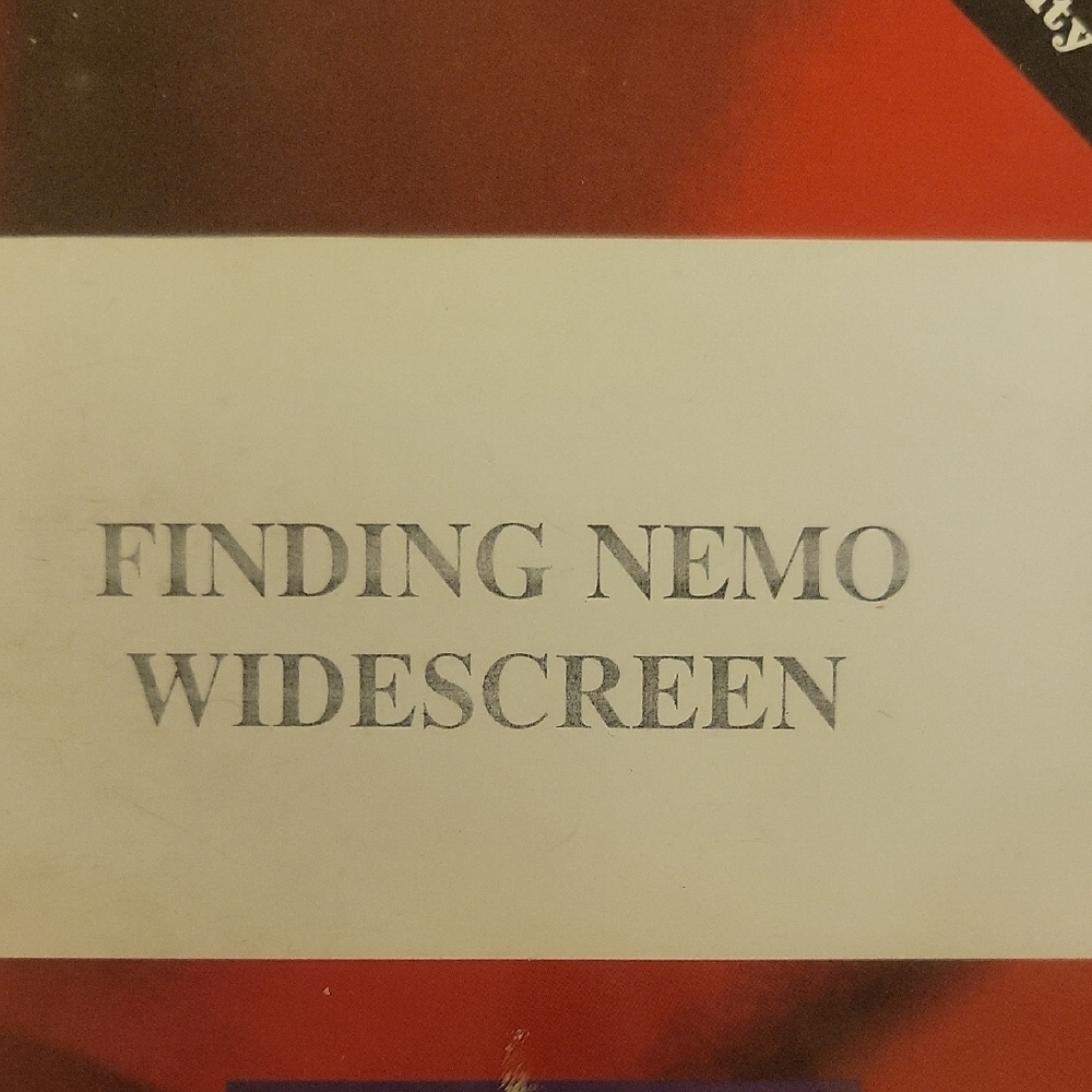 Finding Nemo Widescreen DVD - Picture 4 of 5